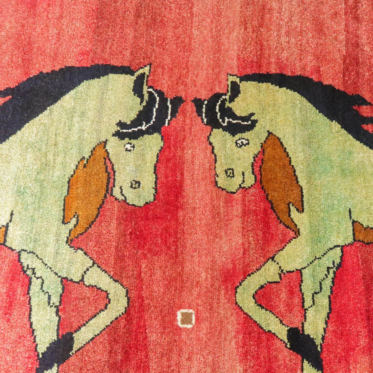 ギャッベ/オールド カシュガイ 217×125cm(AL-4153)