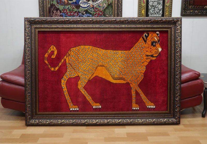 ギャッベ/カシュガイ、絨毯のような細かな織 113×161cm(AMB-4101)