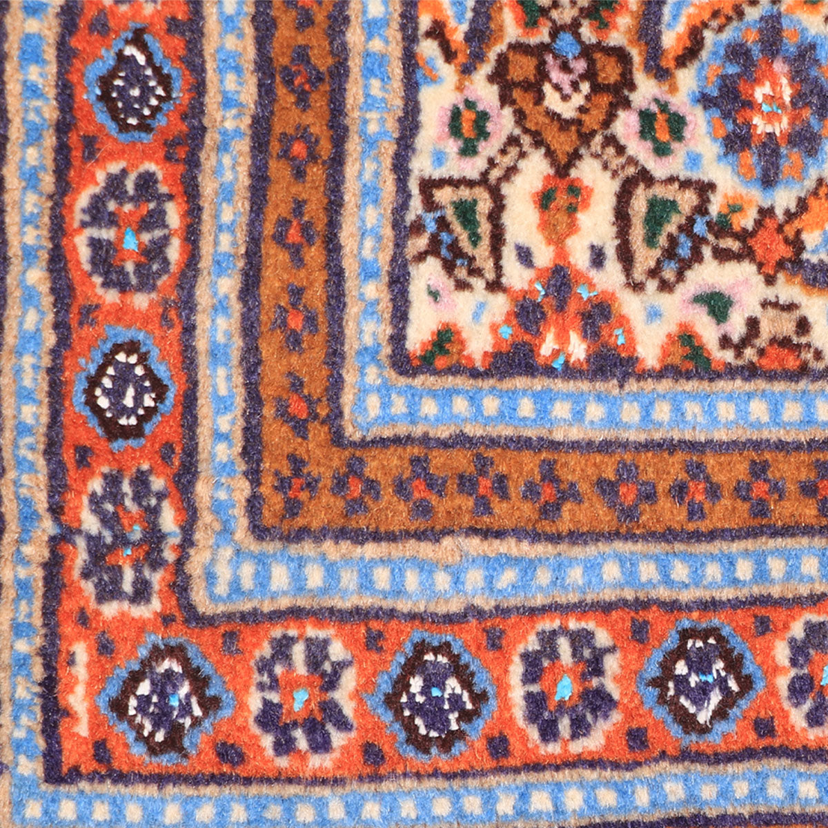 ペルシャ絨毯(イラン産)ムード・ビールジャンド 96×47cm(FS-70041)