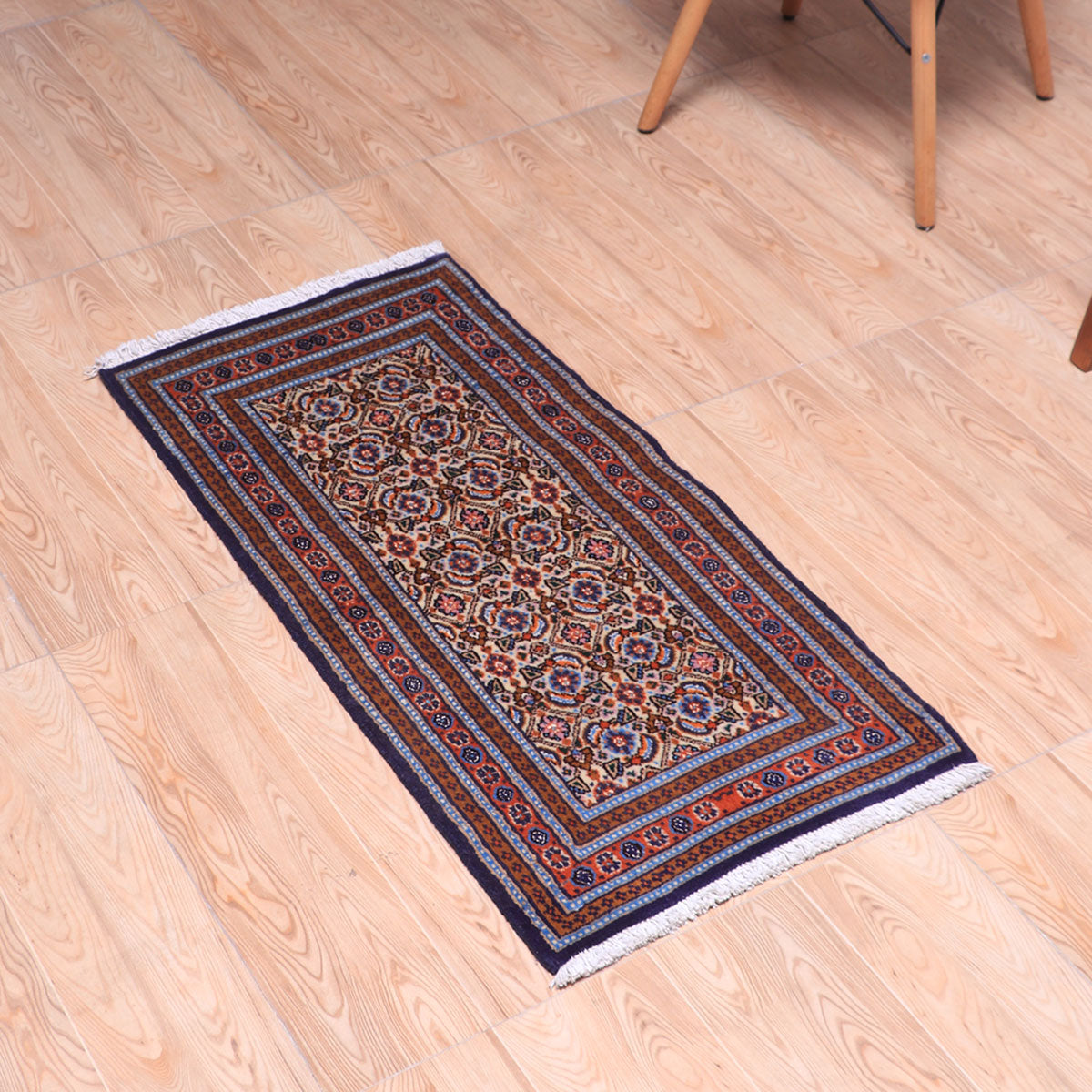 ペルシャ絨毯(イラン産)ムード・ビールジャンド 95×46cm(FS-70047)