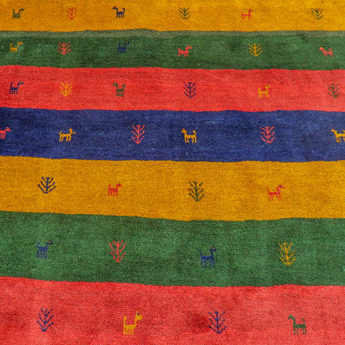 ギャッベ(アマレ) 207×145cm(BL-11333)