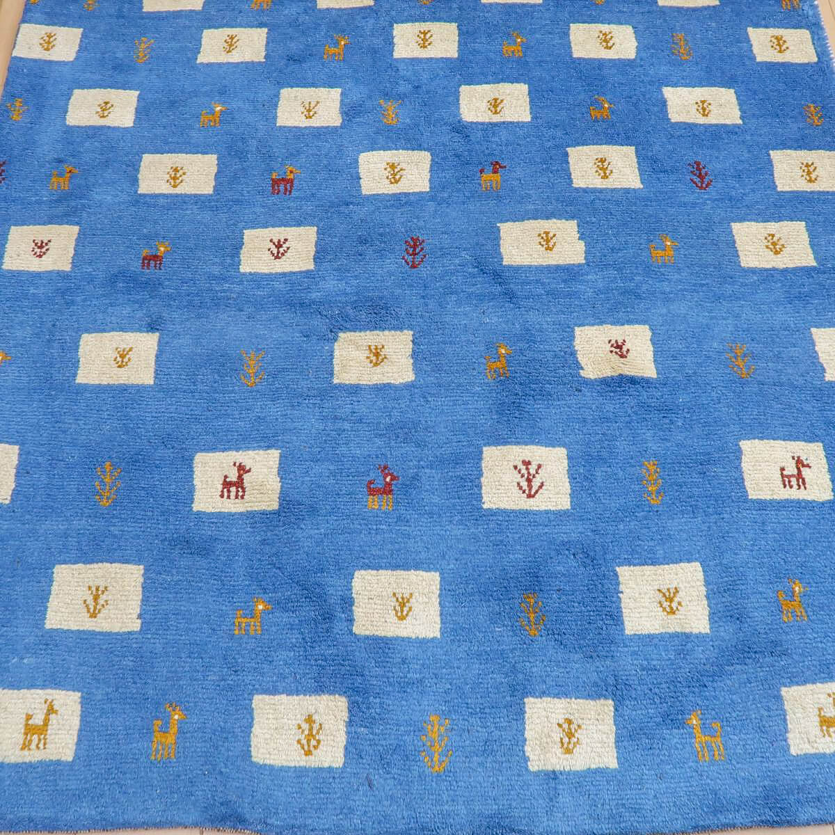 ギャッベ(ラティーフ) 191×150cm(BL-11341)