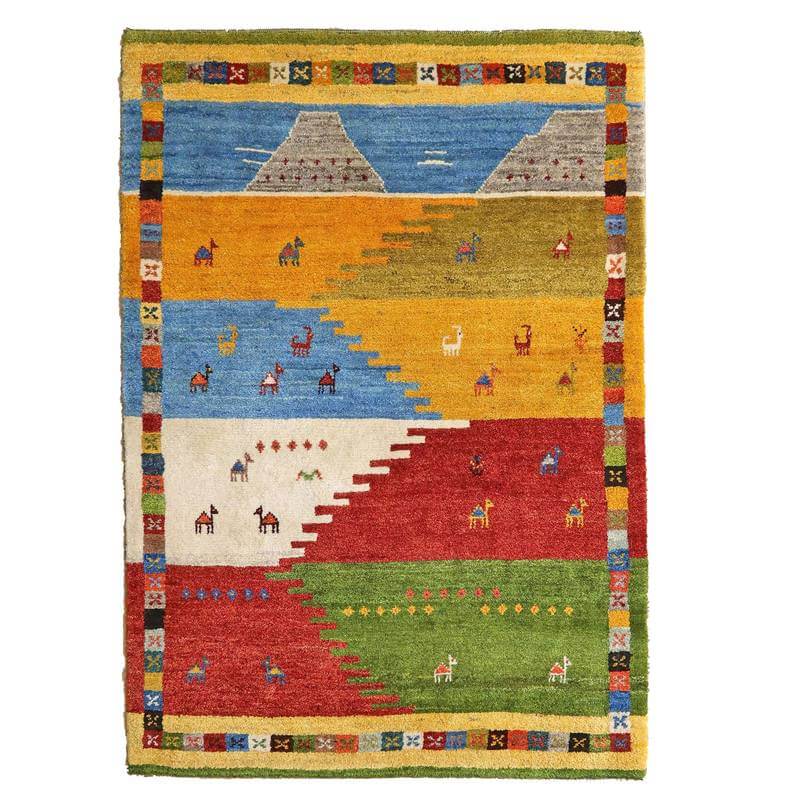 ギャッベ 153×107cm(BM-10248)
