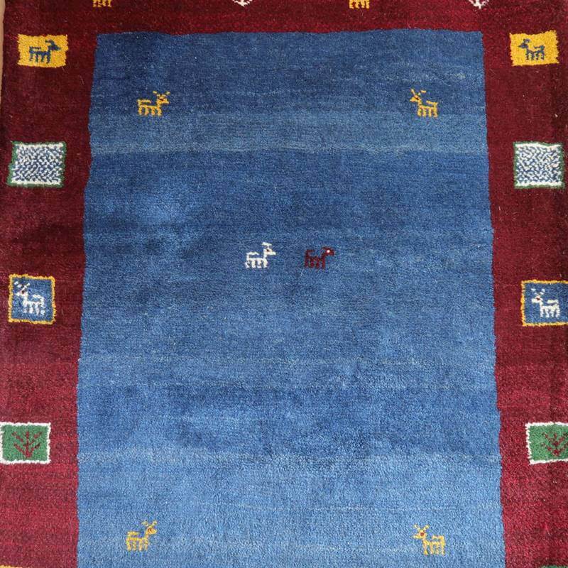 ギャッベ 140×104cm(BM-10474)