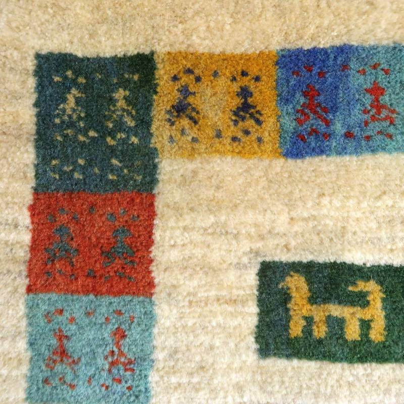 ギャッベ 153×102cm(BM-10548)