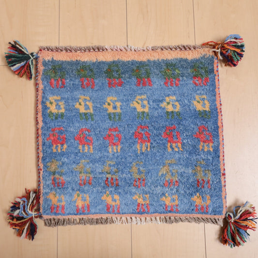 【2枚で46,000円】ギャッベ 36×40cm(BP-12082)