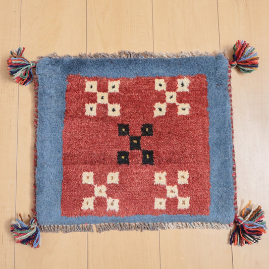 【2枚で46,000円】ギャッベ 36×42cm(BP-12083)