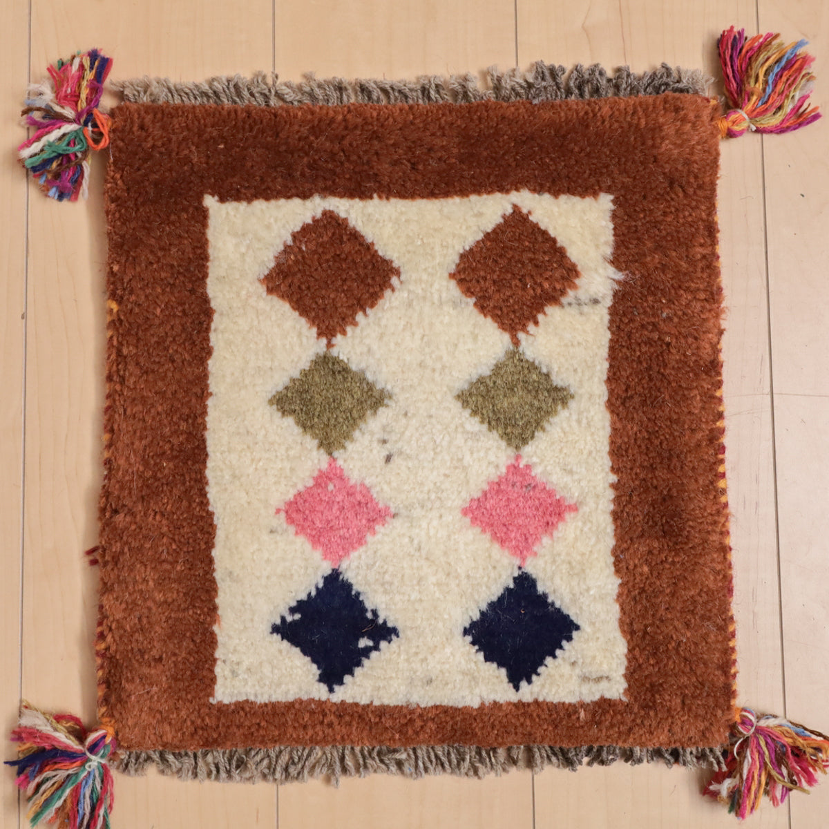 ギャッベ(ギャベ) 38×38cm(BP-12132)