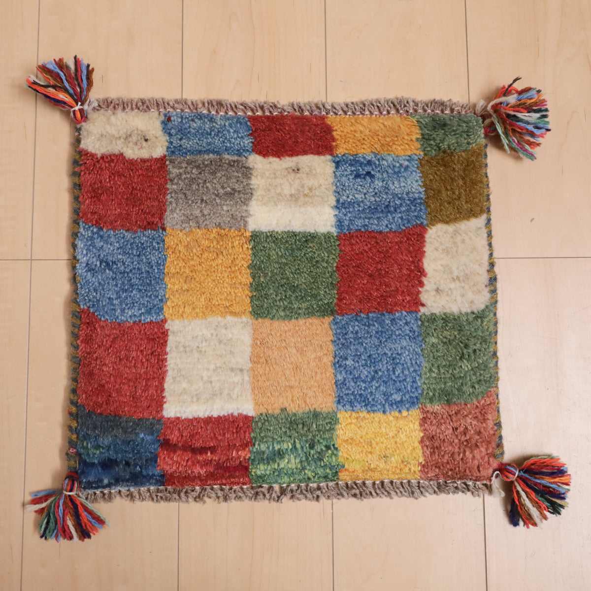 【2枚で46,000円】ギャッベ 38×42cm(BP-12181)