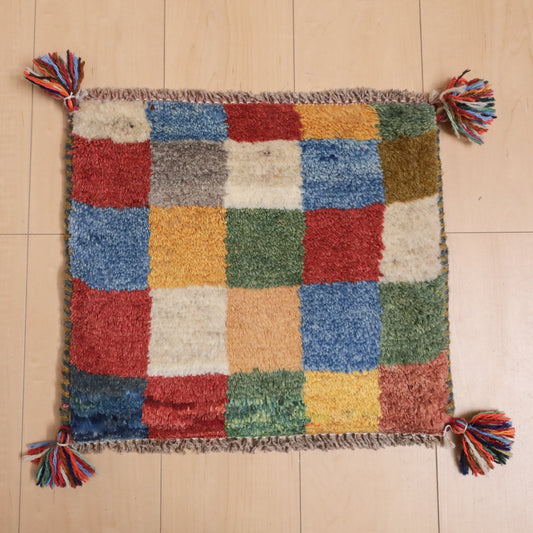 【2枚で46,000円】ギャッベ 38×42cm(BP-12181)