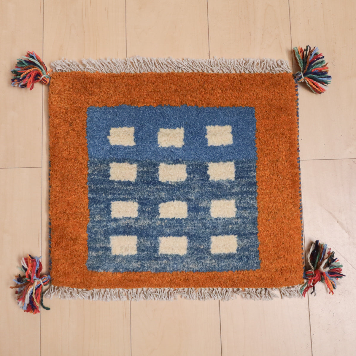 【2枚で46,000円】ギャッベ 37×44cm(BP-12188)
