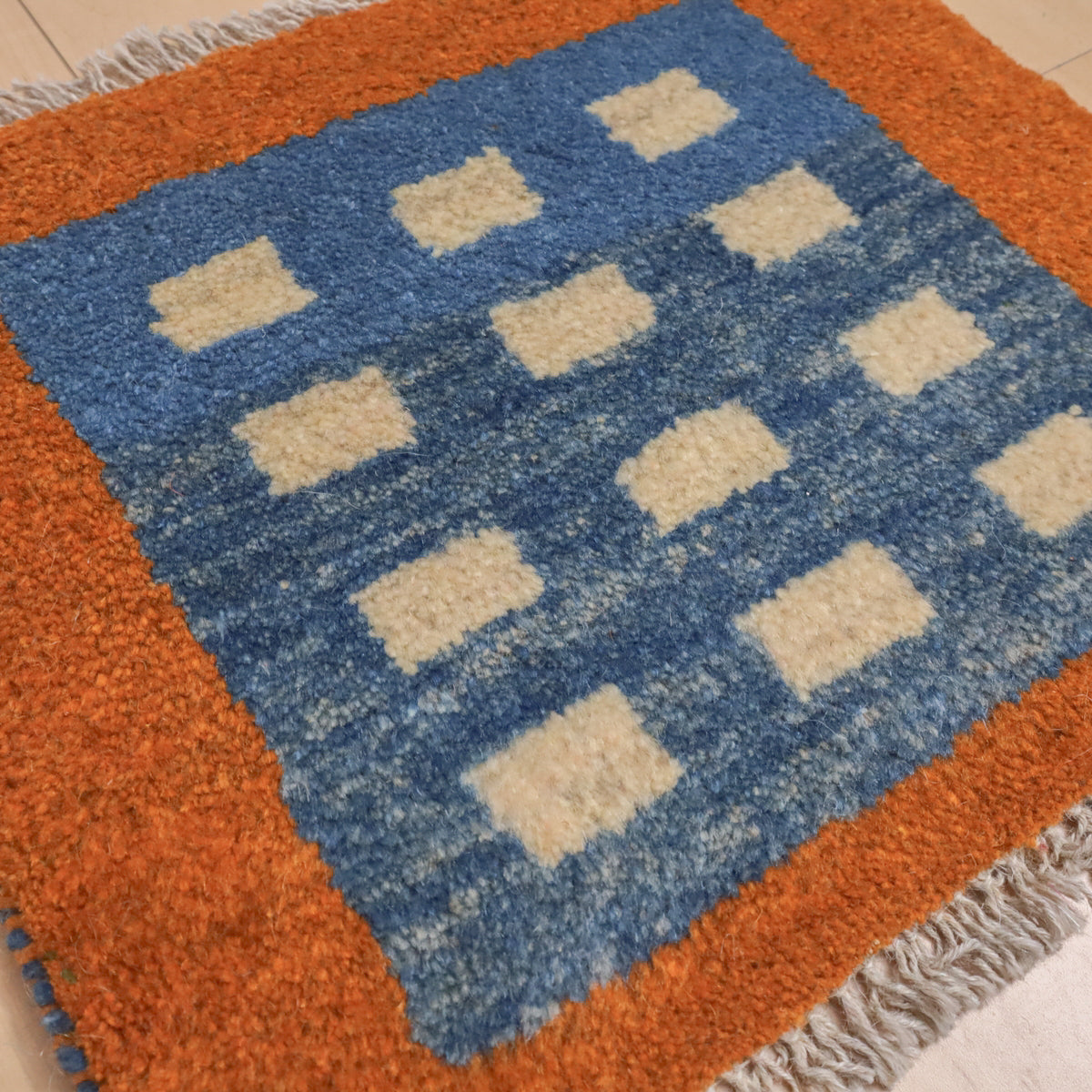 【2枚で46,000円】ギャッベ 37×44cm(BP-12188)