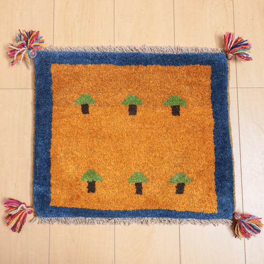 【2枚で46,000円】ギャッベ 39×47cm(BP-12193)
