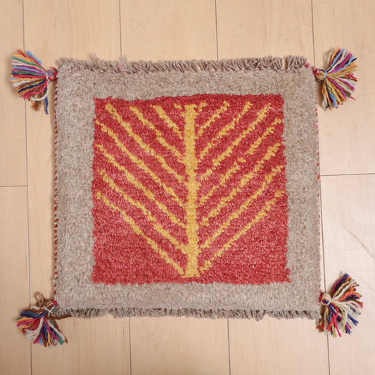 【2枚で46,000円】ギャッベ 37×40cm(BP-12194)