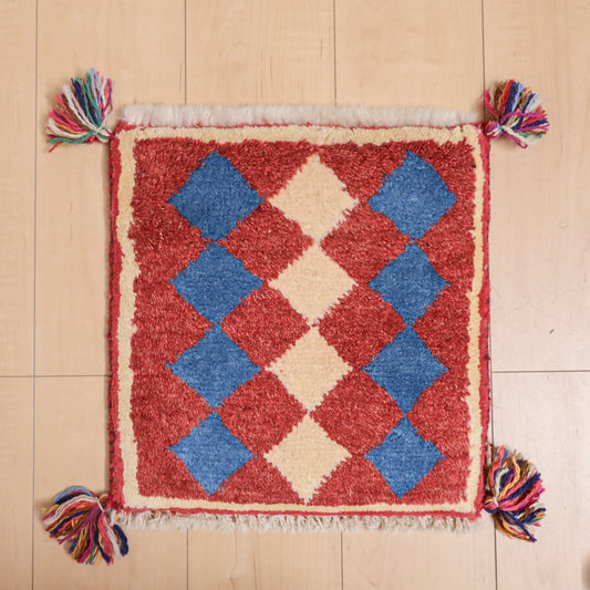 【2枚で46,000円】ギャッベ 38×38cm(BP-12200)