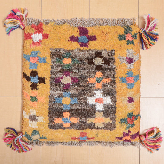 【2枚で46,000円】ギャッベ 35×36cm(BP-12211)