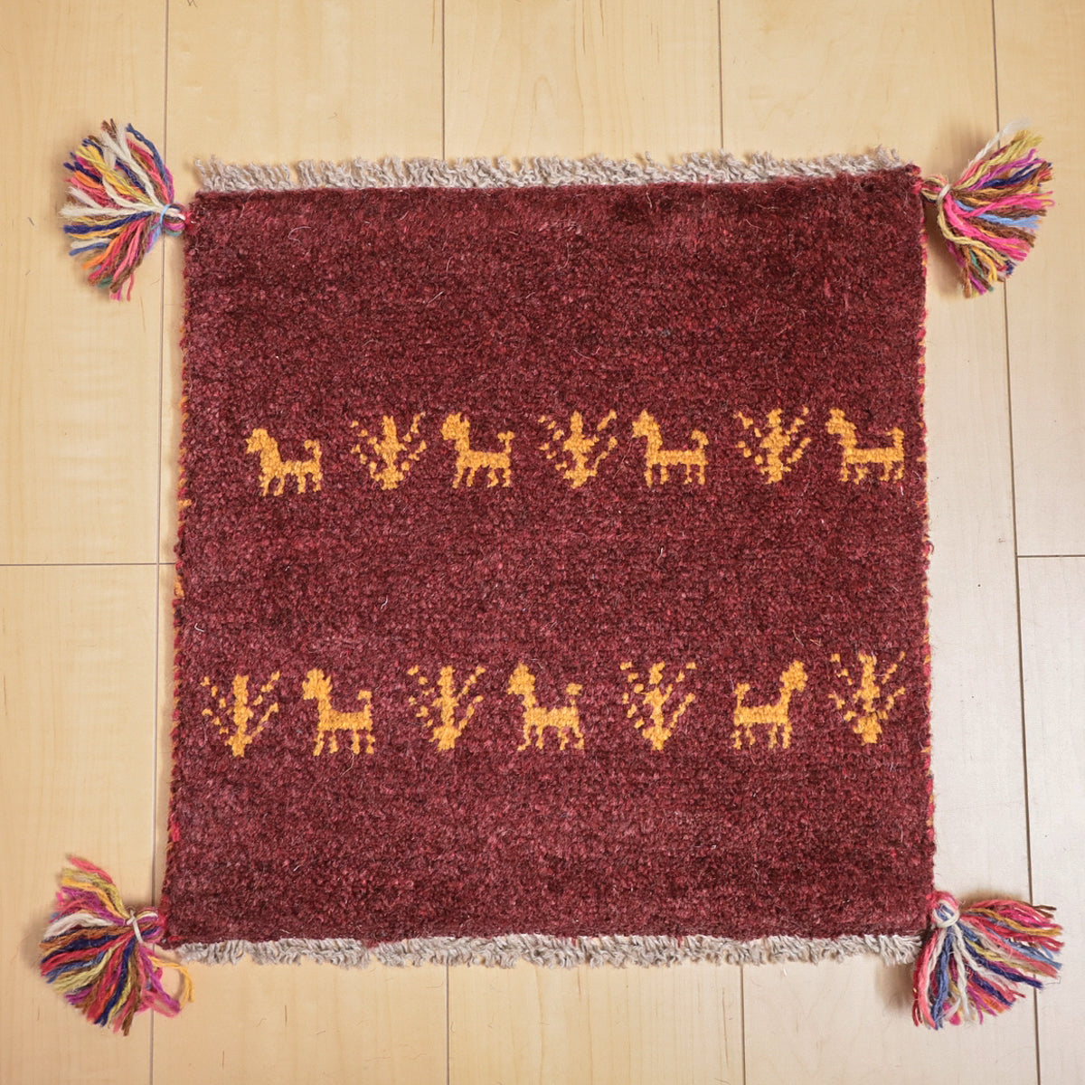 ギャッベ(ギャベ) 39×39cm(BP-12214)