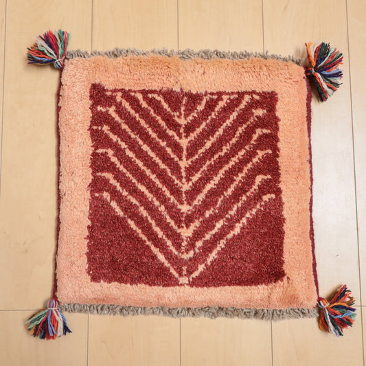 【2枚で46,000円】ギャッベ 42×44cm(BP-12331)