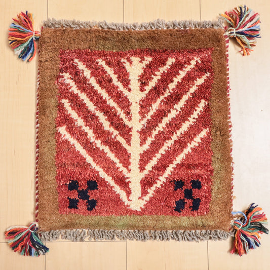 【2枚で46,000円】ギャッベ 39×37cm(BP-12360)