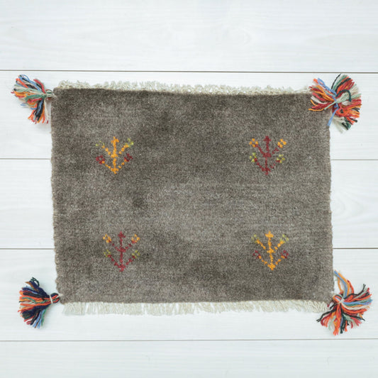 【2枚で46,000円】ギャッベ 35×47cm(BP-12489)