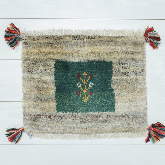 【2枚で46,000円】ギャッベ 34×44cm(BP-12500)