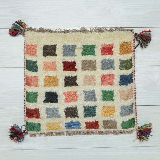 【2枚で46,000円】ギャッベ 38×42cm(BP-12512)