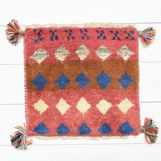 【2枚で46,000円】ギャッベ 40×43cm(BP-12525)