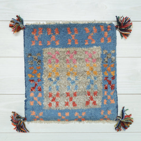 【2枚で46,000円】ギャッベ 38×38cm(BP-12531)