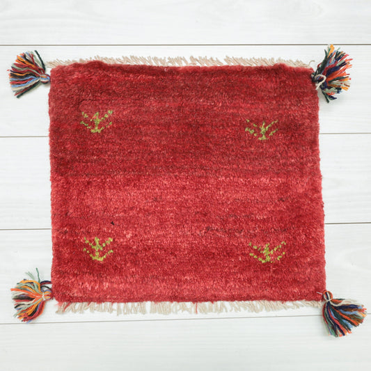 【2枚で46,000円】ギャッベ 38×44cm(BP-12551)