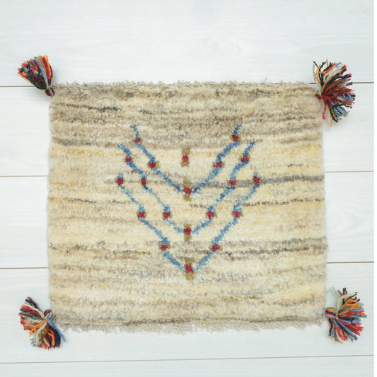 【2枚で46,000円】ギャッベ 38×45cm(BP-12560)