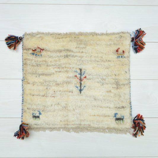 【2枚で46,000円】ギャッベ 37×43cm(BP-12570)