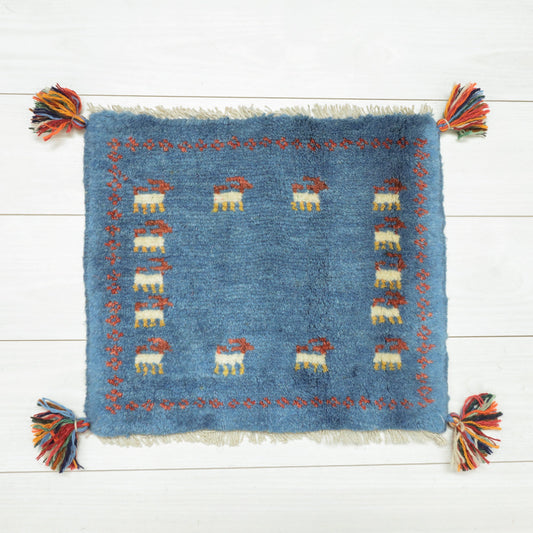 【2枚で46,000円】ギャッベ 38×43cm(BP-12574)