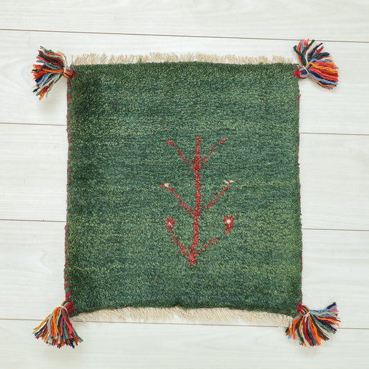 【2枚で46,000円】ギャッベ 39×36cm(BP-12630)