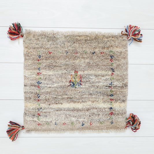 【2枚で46,000円】ギャッベ 40×43cm(BP-12632)