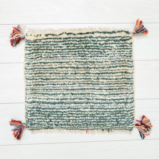 【2枚で46,000円】ギャッベ 38×41cm(BP-12633)