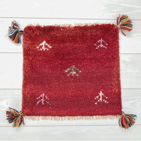 【2枚で46,000円】ギャッベ 37×41cm(BP-12639)