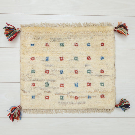 【2枚で46,000円】ギャッベ 37×42cm(BP-12642)
