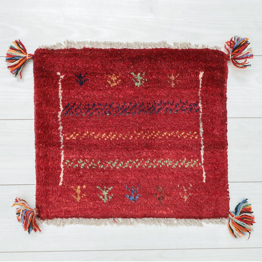 【2枚で46,000円】ギャッベ 39×46cm(BP-12653)