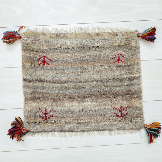 【2枚で46,000円】ギャッベ 36×43cm(BP-12655)