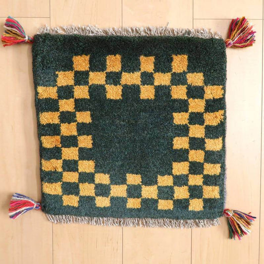 【2枚で46,000円】ギャッベ 39×41cm(BP-805)