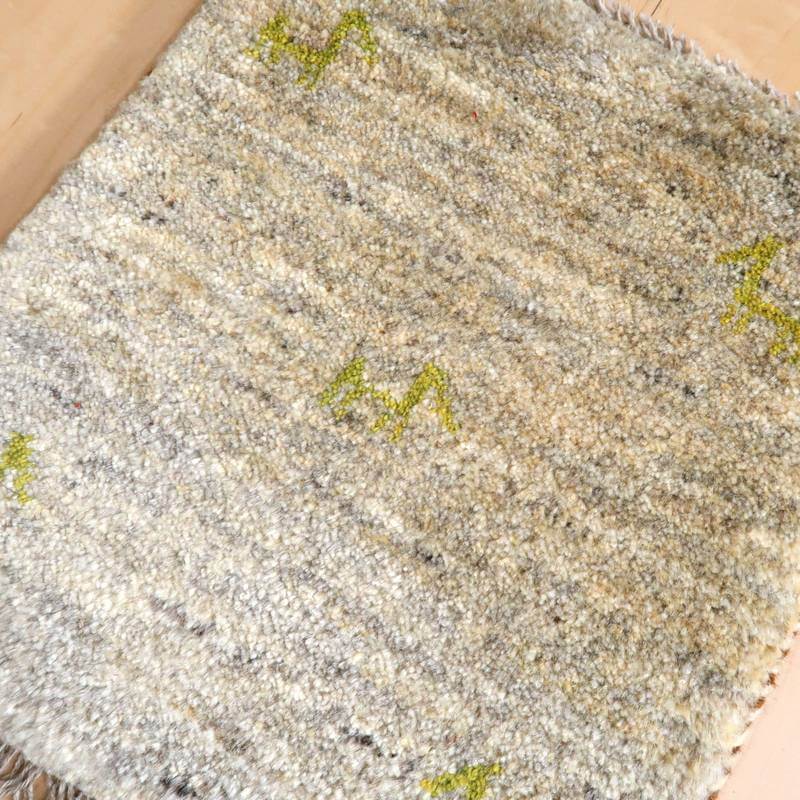 【2枚で46,000円】ギャッベ 42×38cm(BP-807)