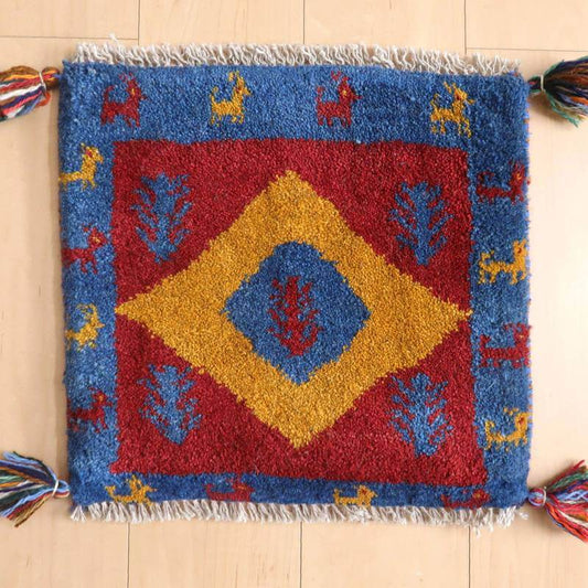 【2枚で46,000円】ギャッベ 40×43cm(BP-830)