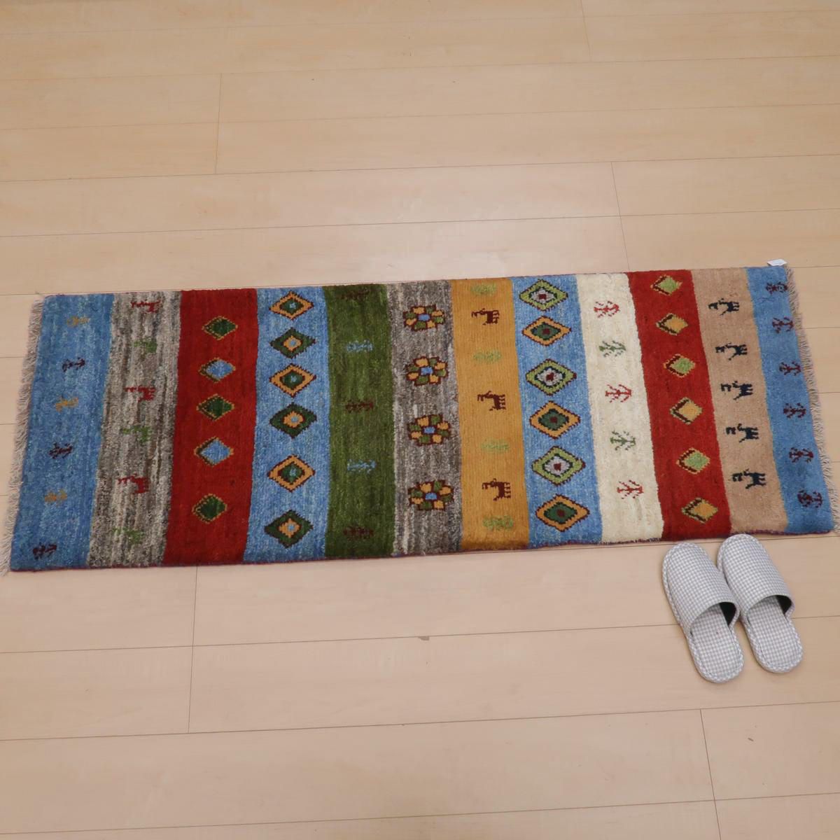 ギャッベ(ラティーフ) 160×60cm(BR-11634)