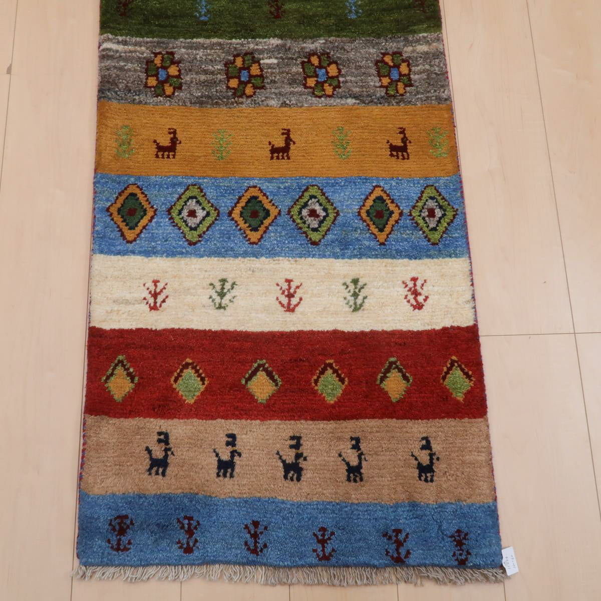ギャッベ(ラティーフ) 160×60cm(BR-11634)