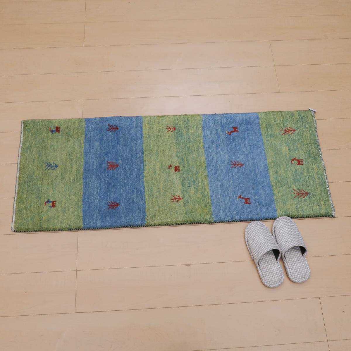 ギャッベ(ラティーフ) 130×50cm(BR-11638)