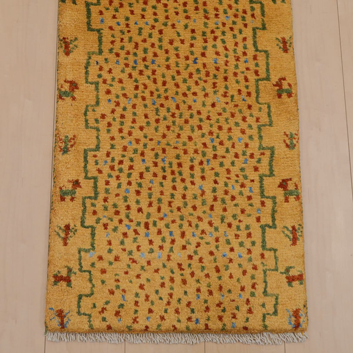 ギャッベ(ラティーフ) 148×50cm(BR-11646)