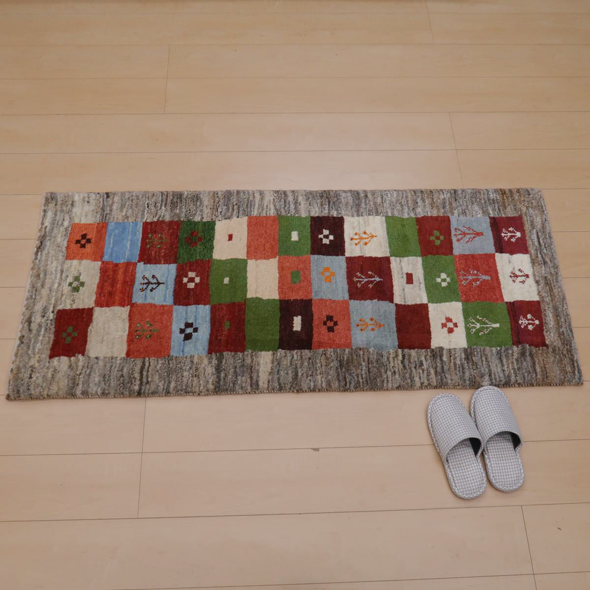 ギャッベ(ラティーフ) 148×61cm(BR-11647)