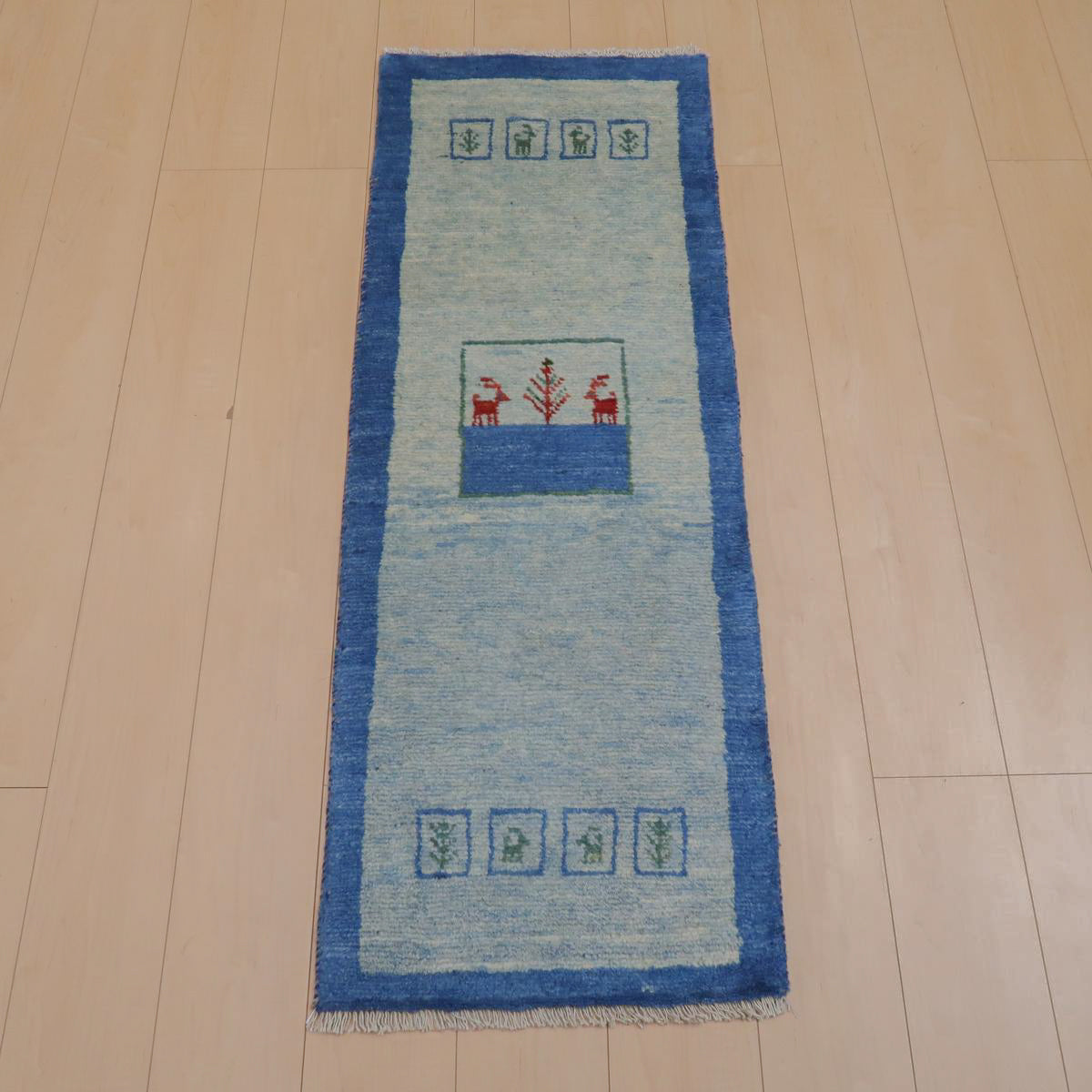 ギャッベ(ラティーフ) 136×50cm(BR-11657)