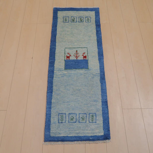 ギャッベ(ラティーフ) 136×50cm(BR-11657)