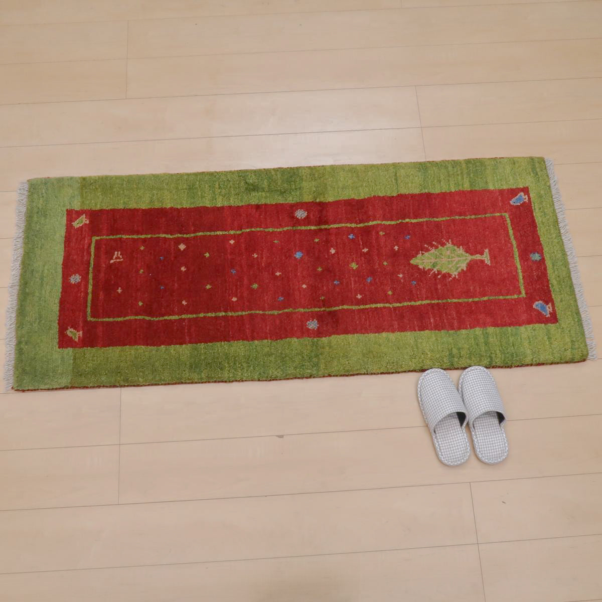 ギャッベ(ラティーフ) 157×65cm(BR-11658)